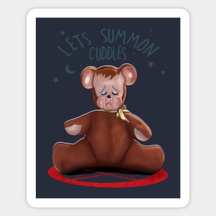 Let's Summon Cuddles Sticker